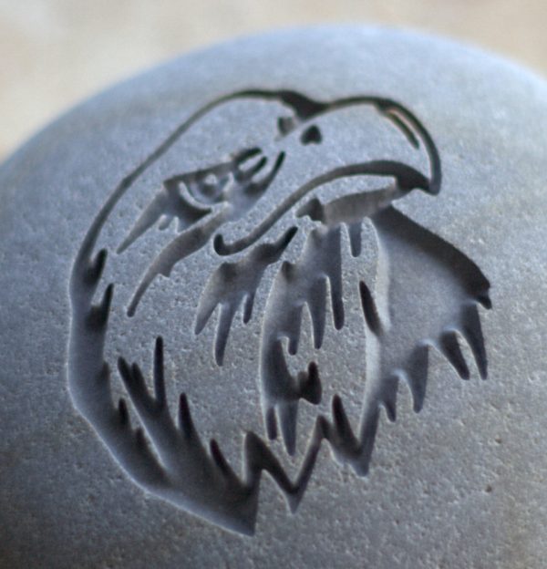 Eagle - Home Decor paperweight collections - Ready to Ship - engraved stone by SJ-Engraving Discount