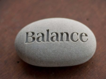 Balance - Ready to ship Gift - Engraved Inspirational Word on beach stone For Discount