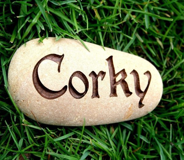 Custom Pet Name Stone - Palm size engraved stone Online now