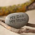 Hand carved gift for Daddy - My Dad My Hero - Gift for father Online