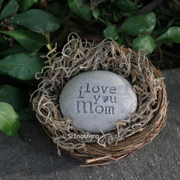 Mother s day gift  - message nest by sjEngraving Online Sale