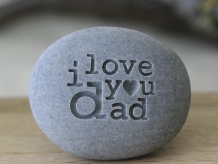 Engraved i love you dad - exclusive design by SJ-Engraving Fashion