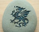 DRAGON Home Decor paperweight collections - engraved stone art Sale