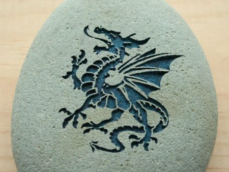 DRAGON Home Decor paperweight collections - engraved stone art Sale