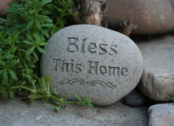 Bless this Home - Garden stone - Housewarming gift - Ready to ship on Sale