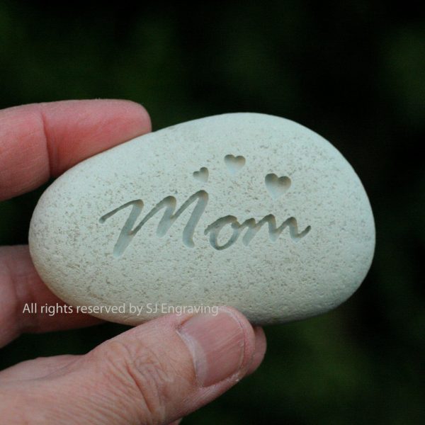 Mom Rocks - Mothers Day Gift by SJEngraving Fashion