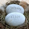 OUR NEST -  personalized love nest engraved with names - gift for couple in love Hot on Sale