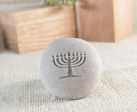 Menorah - engraved stone ready to ship For Discount