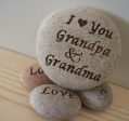 Gift for father, grandpa, mom, grandma ... - I Love You DAD stone paperweight Hot on Sale