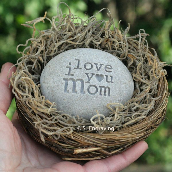 Mother s day gift  - message nest by sjEngraving Online Sale