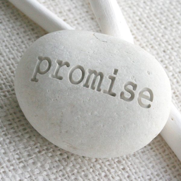 promise - Beach pebble engraved by SJ-Engraving Discount