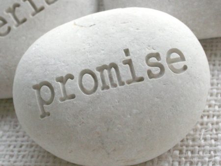 promise - Beach pebble engraved by SJ-Engraving Discount